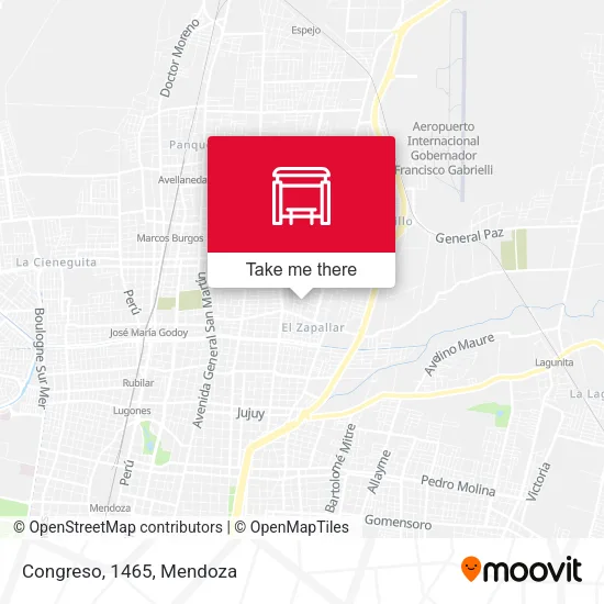 Congreso, 1465 map
