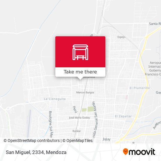 San Miguel, 2334 map