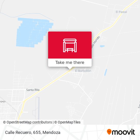 Mapa de Calle Recuero, 655