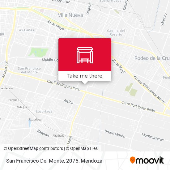Mapa de San Francisco Del Monte, 2075