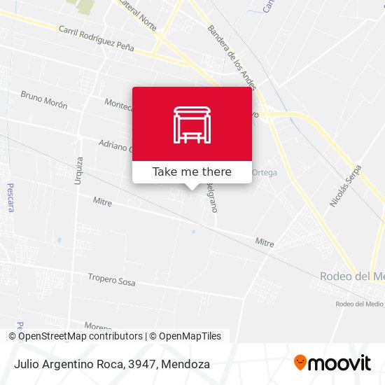 Julio Argentino Roca, 3947 map