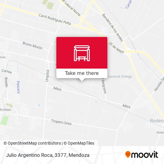Mapa de Julio Argentino Roca, 3377