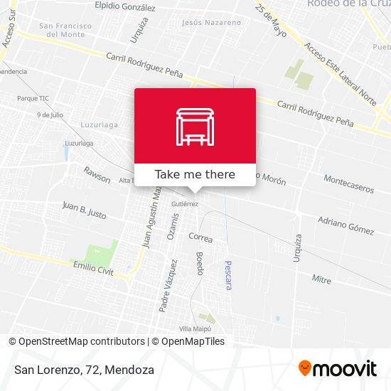 Mapa de San Lorenzo, 72