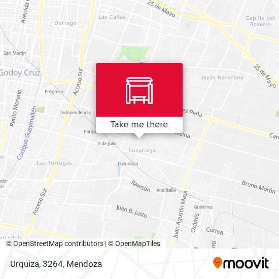 Urquiza, 3264 map