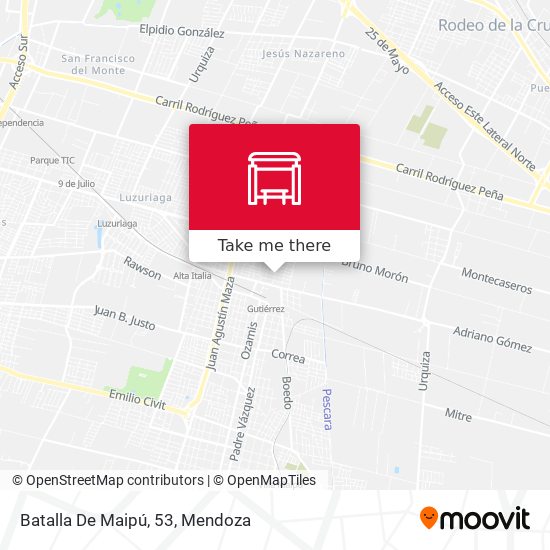 Batalla De Maipú, 53 map