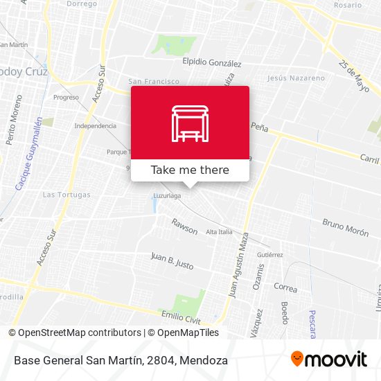 Base General San Martín, 2804 map