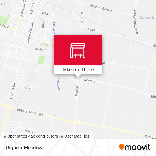 Urquiza map