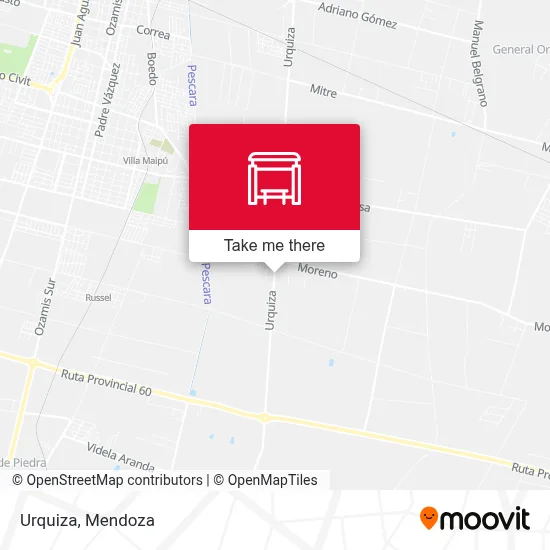 Urquiza map