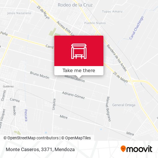 Mapa de Monte Caseros, 3371