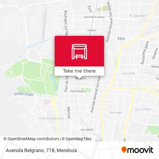 Mapa de Avenida Belgrano, 778