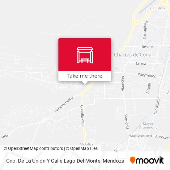 Cno. De La Unión Y Calle Lago Del Monte map