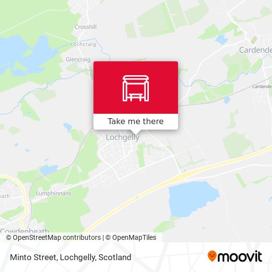 Minto Street, Lochgelly stop Routes, Schedules, and Fares
