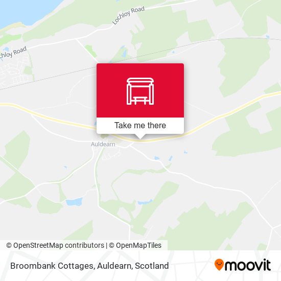 Broombank Cottages, Auldearn map