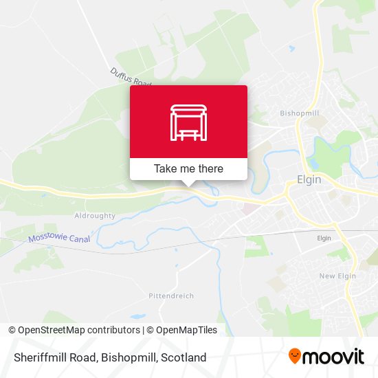 Sheriffmill Road, Bishopmill map
