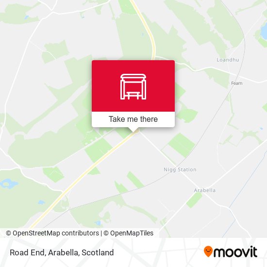 Road End, Arabella map