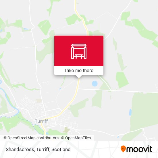 Shandscross, Turriff map