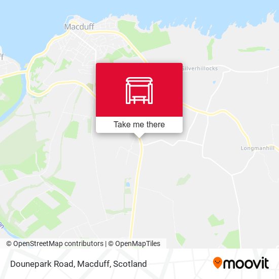 Dounepark Road, Macduff map