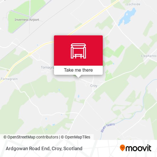 Ardgowan Road End, Croy map