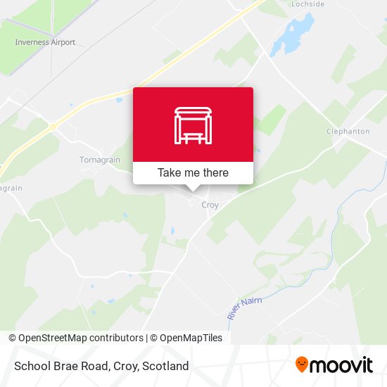 School Brae Road, Croy map