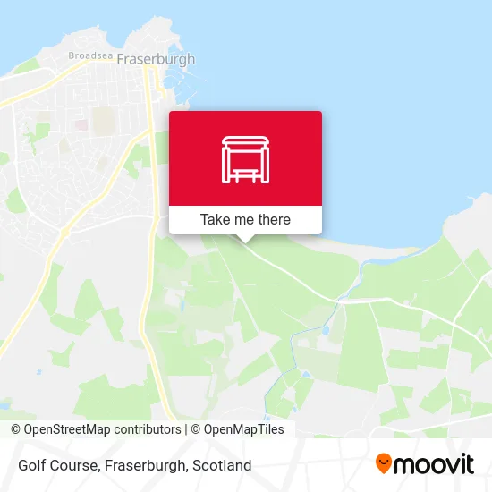 Golf Course, Fraserburgh map