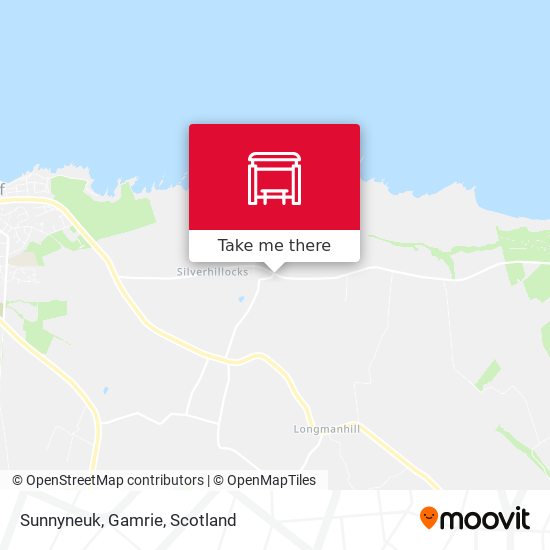 Sunnyneuk, Gamrie map