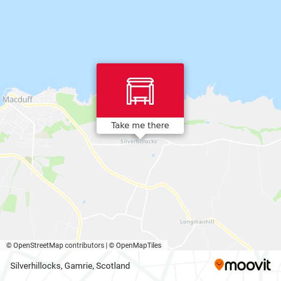 Silverhillocks, Gamrie map