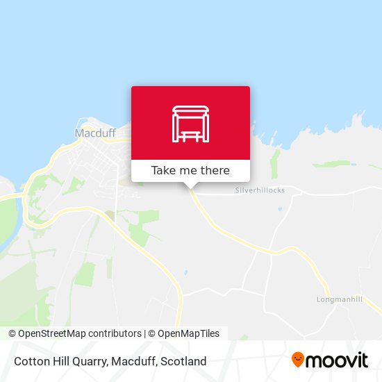Cotton Hill Quarry, Macduff map
