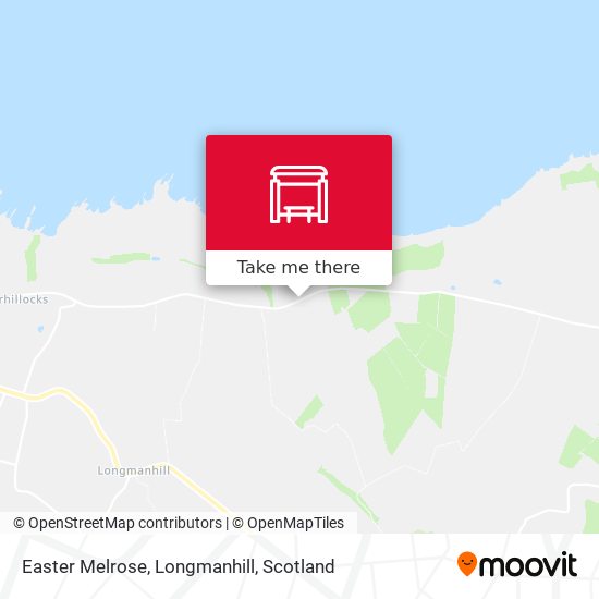 Easter Melrose, Longmanhill map