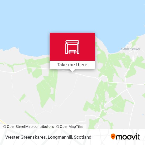 Wester Greenskares, Longmanhill map