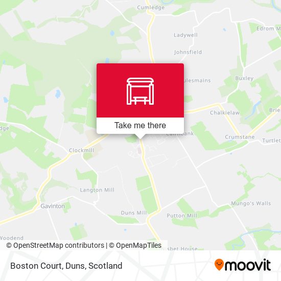 Boston Court, Duns map