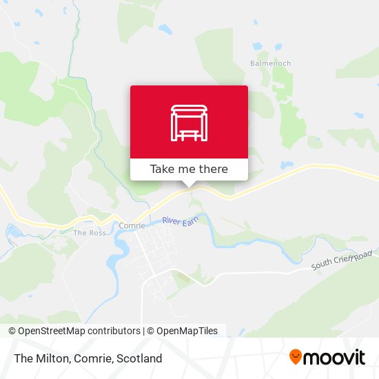The Milton, Comrie map