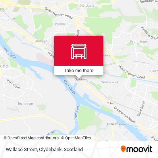 Wallace Street, Clydebank map