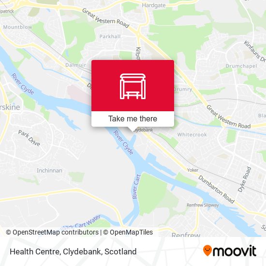 Health Centre, Clydebank map