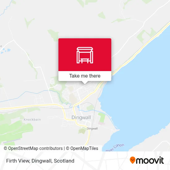 Firth View, Dingwall map