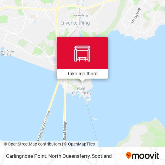 Carlingnose Point, North Queensferry map