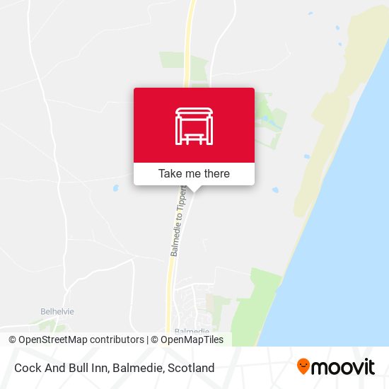 Cock And Bull Inn, Balmedie map