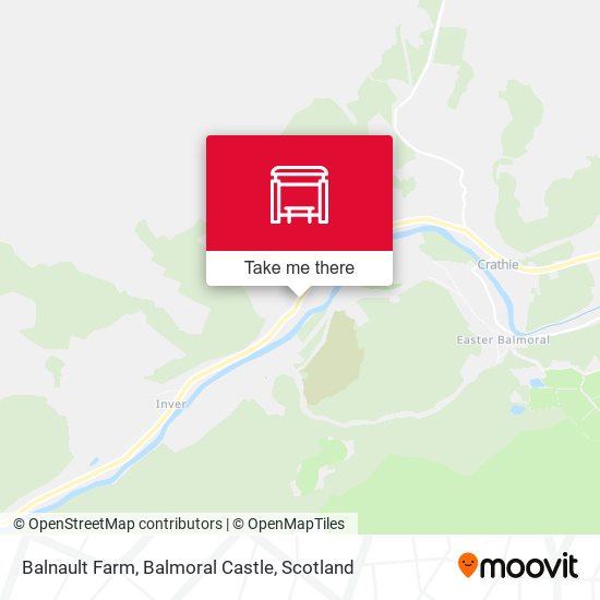 Balnault Farm, Balmoral Castle map