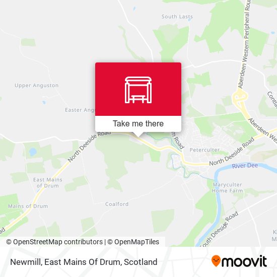Newmill, East Mains Of Drum map