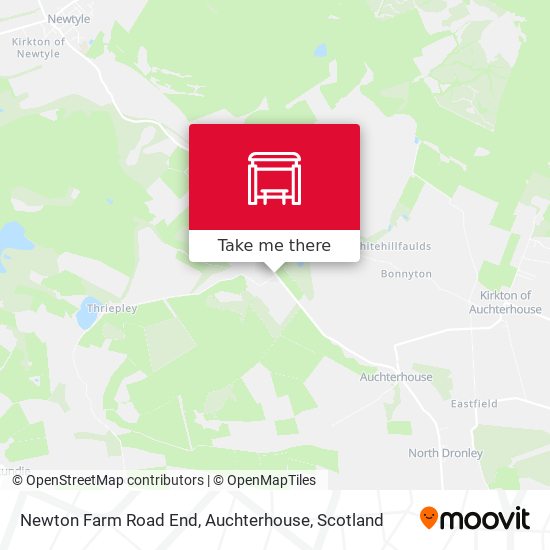 Newton Farm Road End, Auchterhouse map