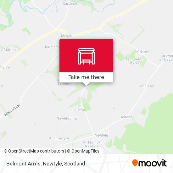 Belmont Arms, Newtyle map