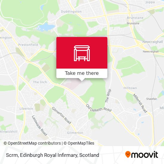 Scrm, Edinburgh Royal Infirmary map