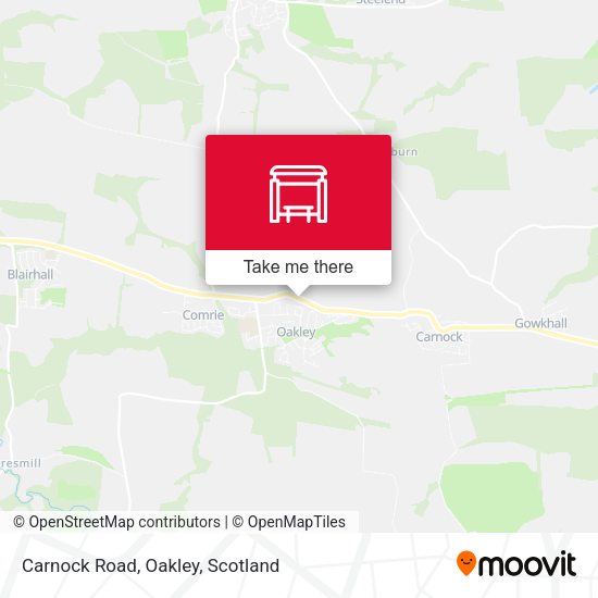 Carnock Road, Oakley map