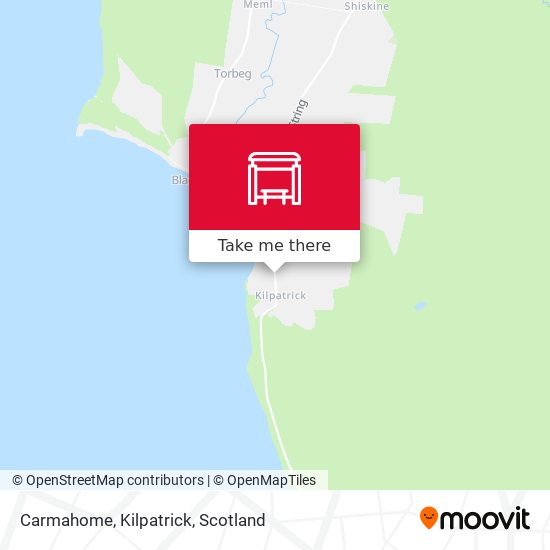 Carmahome, Kilpatrick map