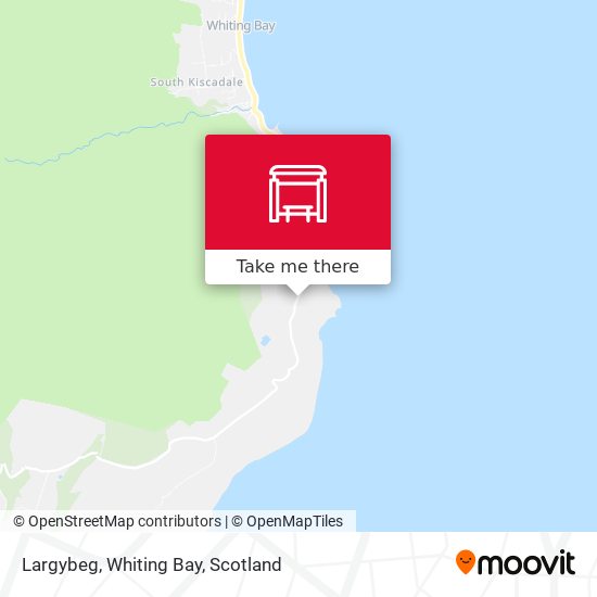 Largybeg, Whiting Bay map