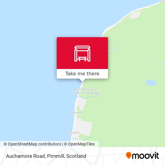 Auchamore Road, Pirnmill map