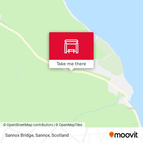 Sannox Bridge, Sannox map