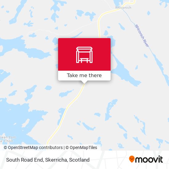 South Road End, Skerricha map