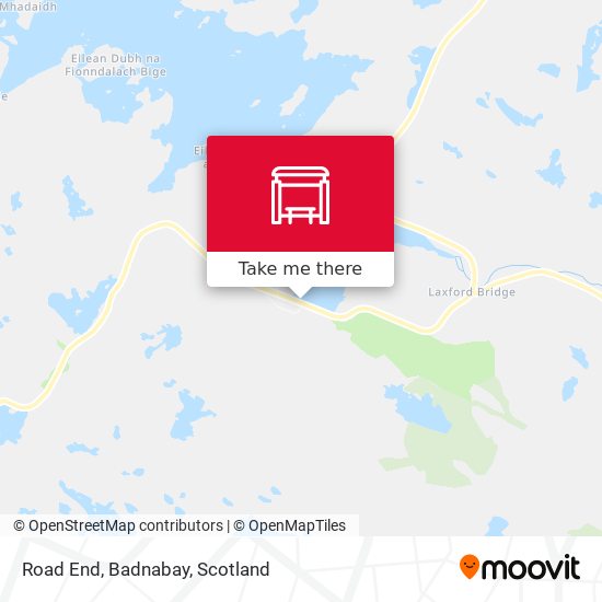 Road End, Badnabay map