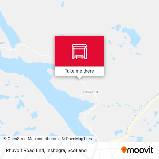 Rhuvolt Road End, Inshegra map