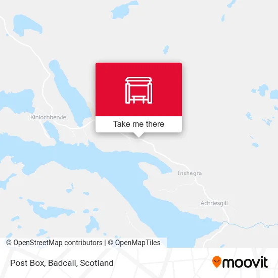 Post Box, Badcall map